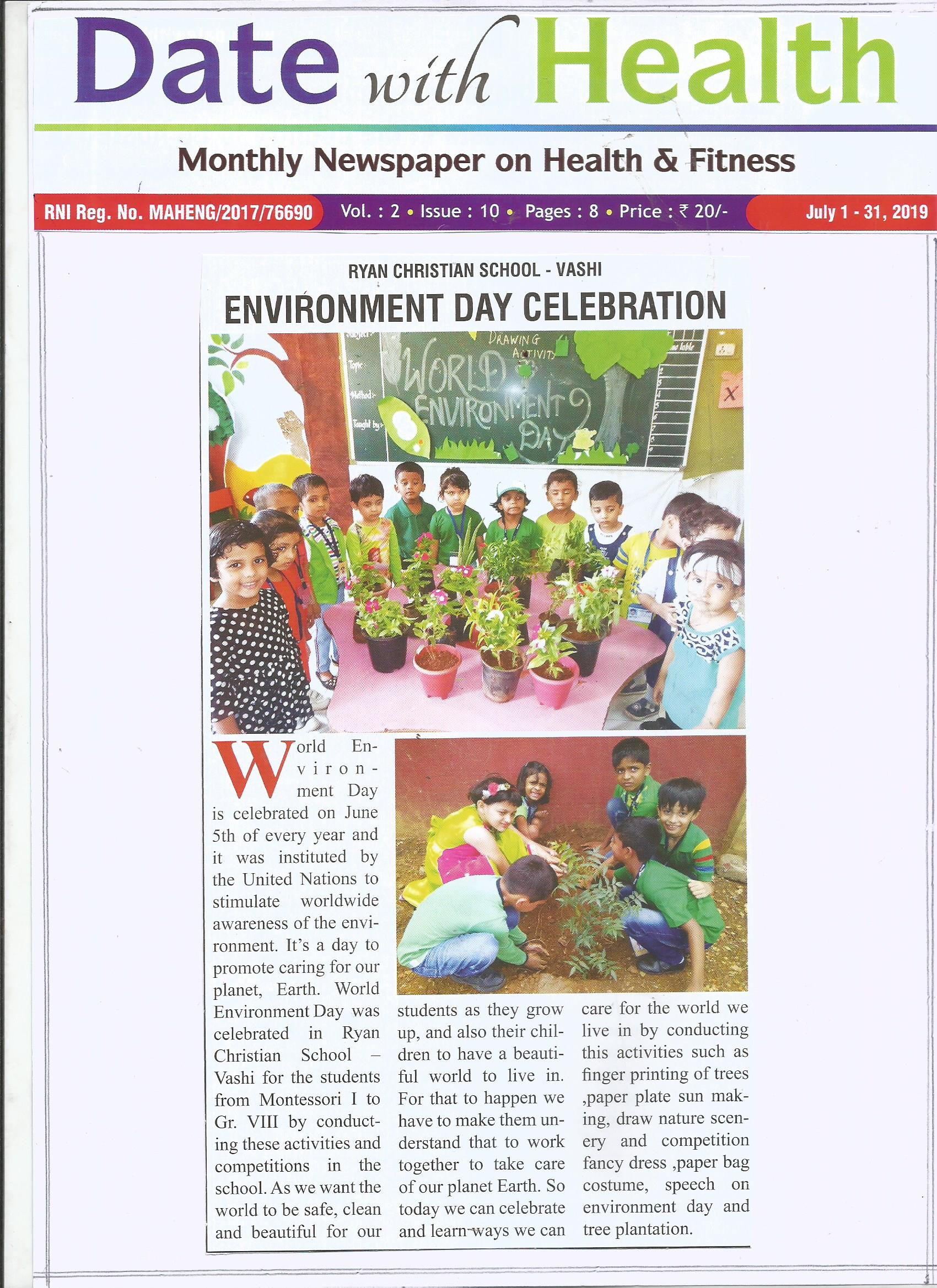 World Environment Day was featured in Date with Health